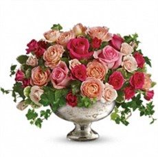 Just Because Queens Court memorial floral arrangement